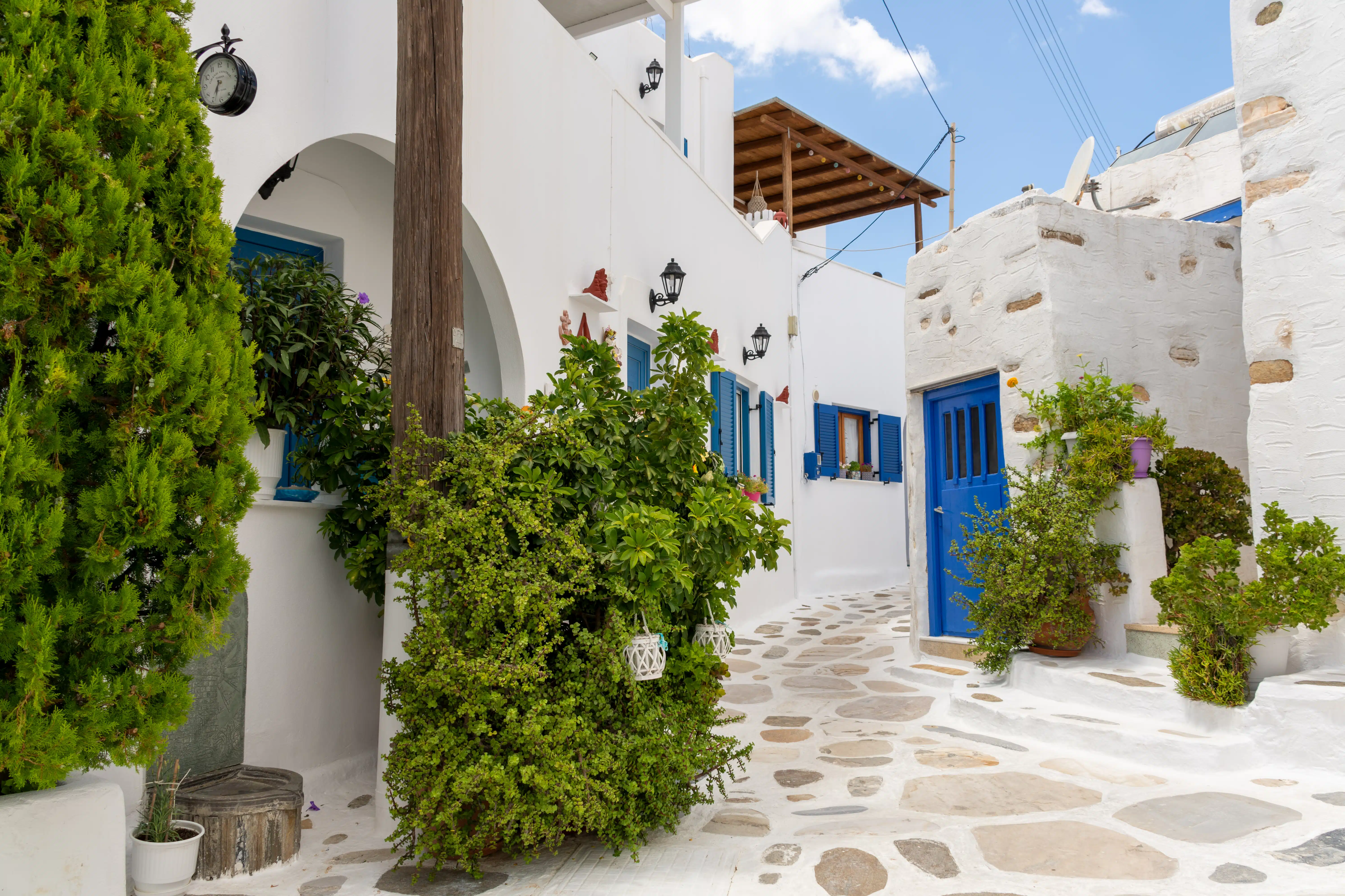 La beauté naturelle de l'île de Paros en Grèce