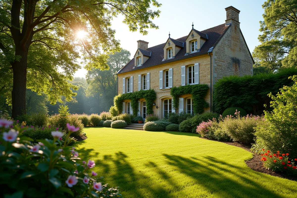 Maison en pierre en Dordogne avec jardin ensoleille